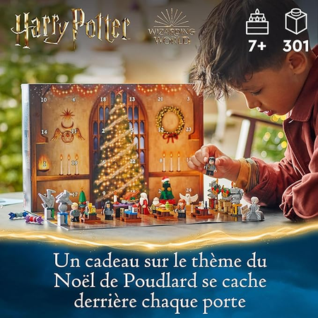 - Jouet Fascinant pour Enfants Inspiré de Poudlard - 7 minifigurines - 16 constructions Miniatures - Cadeau de Noël pour Filles et Garçons dès 7 Ans