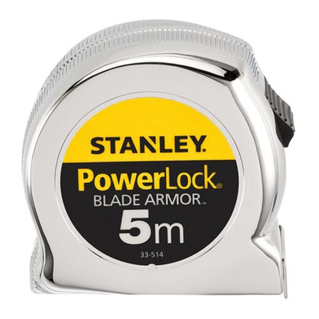 Mesure PowerLock® Blade Armor 5mx25mm - STANLEY - 0-33-514