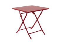 Table de jardin carrée Greensboro 70 x 70 cm Groseille - Hespéride