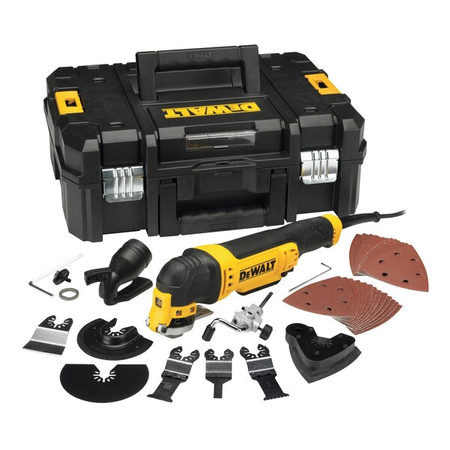 Scie oscillante 300W en coffret T-STAK + accessoires - DEWALT - DWE315KT-QS