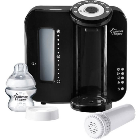 TOMMEE TIPPEE Perfect Préparateur Chauffe Biberons, Perfect Prep, Noir