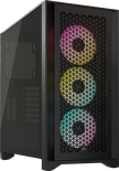 Boitier Moyen Tour E-ATX Corsair iCue 4000D Airflow RGB avec panneaux vitrés (Noir)