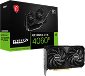 Carte Graphique Nvidia MSI GeForce RTX 4060 Ti Ventus 2X Black E1 OC 8Go