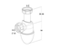 Siphon de lavabo EASYPHON bi-matière à joint intégré - NICOLL - 0201282