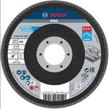 Plateau à lamelles X571 plat diamètre 115mm G80 - BOSCH - 2608606324