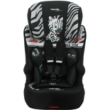 Siege Auto  NANIA RACER - Isofix - Groupe 1/2/3 (9-36Kg) - Tetiere réglable en hauteur - Zebre - Fabriqué en France