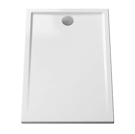 Receveur ultra-plat à poser ou à encastrer PMR CASCADE 140x90x4 - VITRA - 5766L003M0695