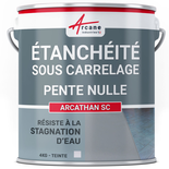 Résine d'étanchéité sous carrelage et dalles de terrasse sur plots: ARCATHAN SC-4 kg Gris-ARCANE INDUSTRIES