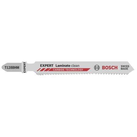 Lames de scie sauteuse Expert Laminate clean T128 BHM pack de 3 - BOSCH - 2608900542