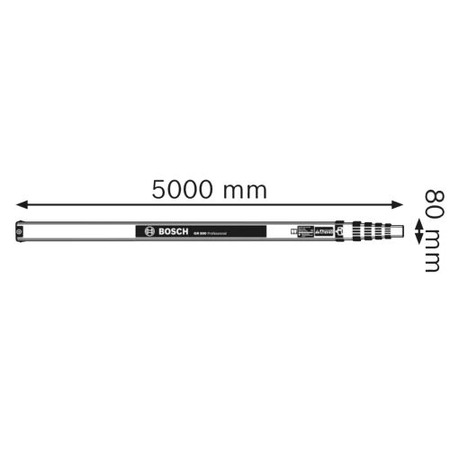 Mire télescopique GR 500 Professional 5m - BOSCH - 0601094300