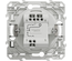 Interrupteur ODACE blanc à 3 boutons montée/descente/stop pour volet - SCHNEIDER - S520208
