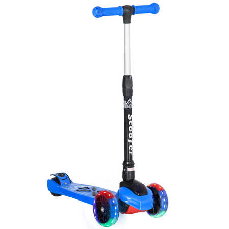 Trottinette enfant pliable réglable 3 roues LED