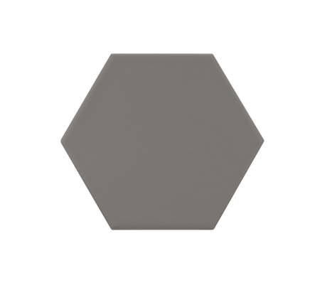 KROMATIKA - GREY - Carrelage hexagonal 11,6x10,1 cm Gris anthracite