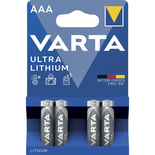 Piles ULTRA LITHIUM 1,5V LR03 AAA - VARTA - 6103301404