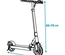 Trottinette Electrique  - BEEPER - SPEED - 350W 6Ah - 8 - Noir/Bleu