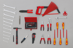 Composition de 61 outils pour l'électricien dans l'industrie et le bâtiment - SAM OUTILLAGE - CP-61