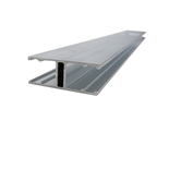 Profil jonction monobloc (en H) - toiture polycarbonate - Coloris - Aluminium, Epaisseur - 16 mm, Longueur - 4 m