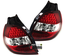 FEUX ROUGE CRISTAL A LED RENAULT CLIO III PHASE I DE 2005 A 2009 (13755)
