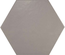 HEXATILE MATE - GRIS - Carrelage 17,5X20 cm hexagonal uni gris