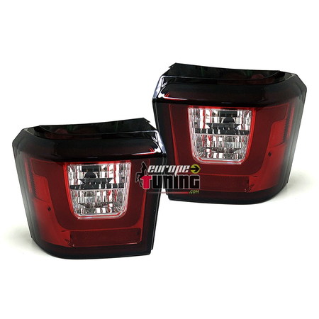 FEUX LED BANDES CELIS ROUGES CLAIRS VOLKSWAGEN VW T4 BUS TRANSPORTEUR (04970)