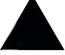 SCALE TRIANGOLO BLACK - Faience triangulaire 10,8x12,4 cm noir  brillant