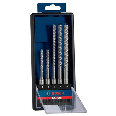 Coffret de 5 forets pour perforateur SDS Plus 7X 5-6-6-8-10mm - BOSCH EXPERT - 2608900197