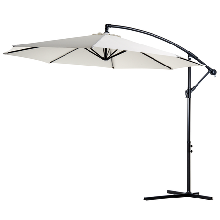 Parasol déporté octogonal inclinable Ø 3 x 2,5H m