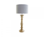Lampe de bureau DKD Home Decor Polyester Bois de manguier 250 V 60 W (30 x 30 x 69.5 cm)