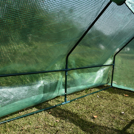 Mini serre de jardin serre à tomates fenêtres avec zip enroulables