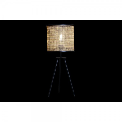 Lampe de bureau DKD Home Decor Naturel Noir 220 V 50 W (25 x 25 x 63 cm)