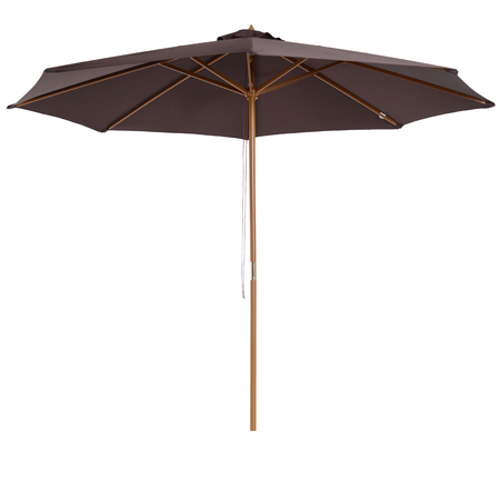 Parasol rond grande taille chocolat