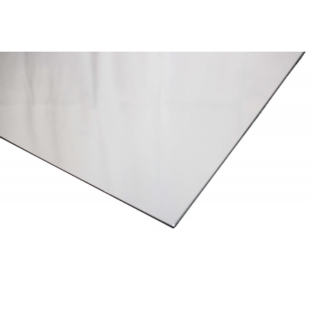 Crédence réversible en blanc satiné / blanc brillant (disponible en 2 m x 1 m et 1 m x 0.5 m) - Coloris - Blanc RAL 9016, Epaisseur - 3 mm, Largeur - 50 cm, Longueur - 100 cm