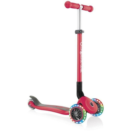 Trottinette 3 roues enfant - PRIMO FOLDABLE LIGHTS - rouge