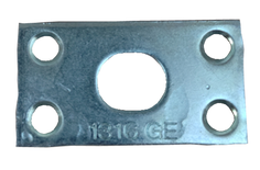 Gâche plate entailler diamètre 16mm - MANTION - 1316GE