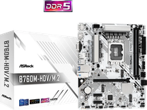 Carte Mère ASRock B760M-HDV/M.2 DDR5 (Intel LGA 1700) Micro ATX