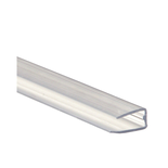 Profil polycarbonate de bordure et obturation - Coloris - Transparent, Epaisseur - 16 mm, Longueur - 210 cm