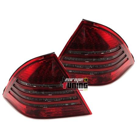 2 FEUX LED ROUGE FUMES MERCEDES W203 CLASSE C 04-07 (14485)