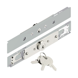 Serrure AA cylindre rond à 2 pivots 6 mm blanc RAL9016 - TIRARD - AA191010