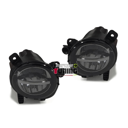 PAIRE D'ANTI BROUILLARD FOND NOIR A LED BMW SERIE 1 F20 / F21 ... (04596)