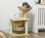 Arbre à chat style cosy chic 2 coussins inclus quenouille sisal naturel beige