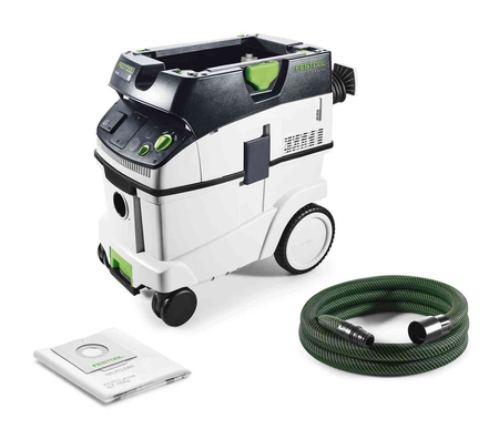 Aspirateur eau et poussières CLEANTEC CTL 36 E 350 350 - 1200W cuve 36l en boîte carton - FESTOOL - 574965