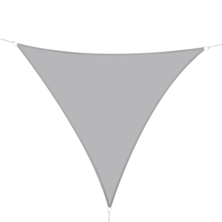 Voile d'ombrage triangulaire grande taille gris