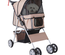 Poussette buggy pliable pour chiens tissu 600D Oxford imperméable 4 roues