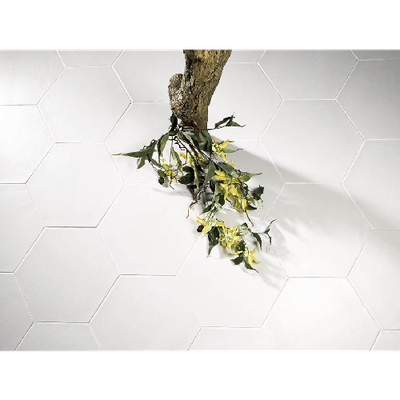 HEXATILE MATE - BLANCO - Carrelage 17,5X20 cm  hexagonal uni blanc
