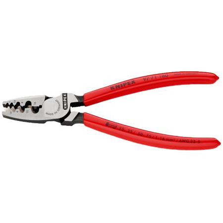 Pince à sertir pour embouts métalliques - KNIPEX - 97 71 180