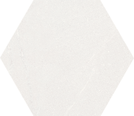 SEINE HEXAGONO BLANCO - Carrelage hexagonal grand format aspect pierre