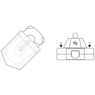 Coffret de douilles et accessoires Pocket Light 1/4'' - SAM OUTILLAGE - 73-R39Z