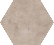 TERRA GRIGIO - 25x21,6 cm HEXAGONAL Uni Carrelage aspect ciment vieilli - Gris perle