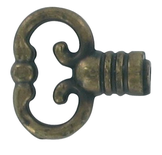 Fausse clé N°312 de meuble rustique en zamak vieux laiton - JEAN BROS - 312Z4