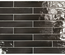 MANACOR BLACK - Faience 6,5x40 cm aspect zellige brillant Noir